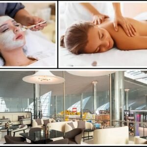 3 hours Lounge access with Spa treatments